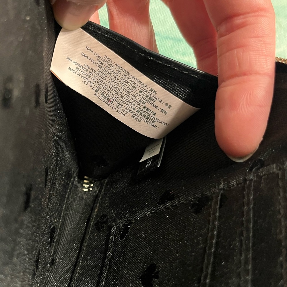 Kate Spade Black Half Moon Leather Wristlet - Picture 5 of 9